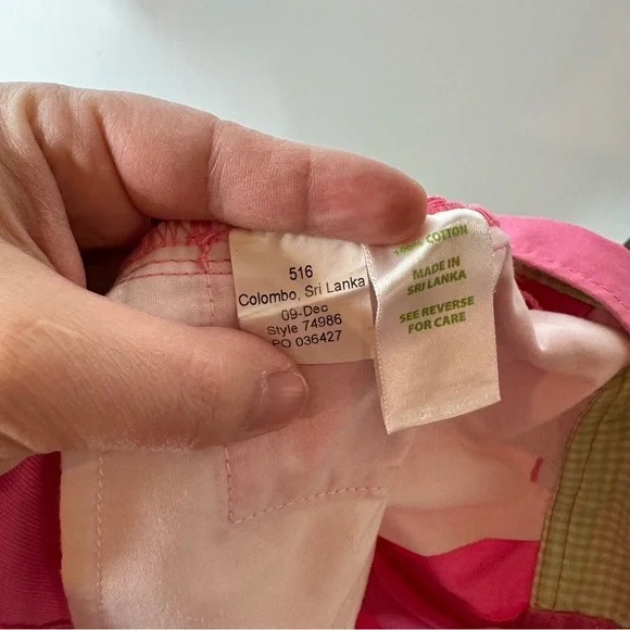 Lilly Pulitzer Pink Cotton Shorts Size 6 - Picture 4 of 4